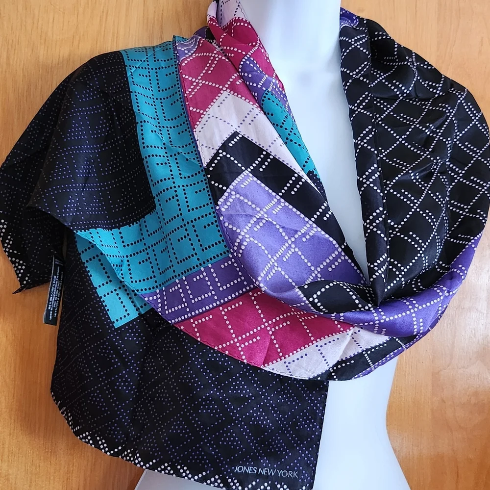 Jones New York Silk Scarf